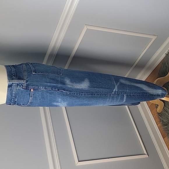 J.CREW Slouchy Boyfriend Barn Wash Medium Wash Distressed 100% Cotton Jeans 31 - Picture 2 of 7